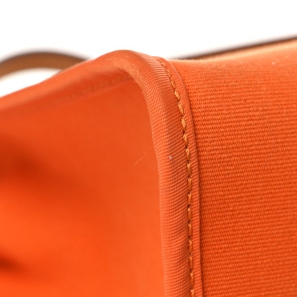 Hermes  Vache Hunter Toile Herbag Zip 31 PM Orange - Picture 9 of 13